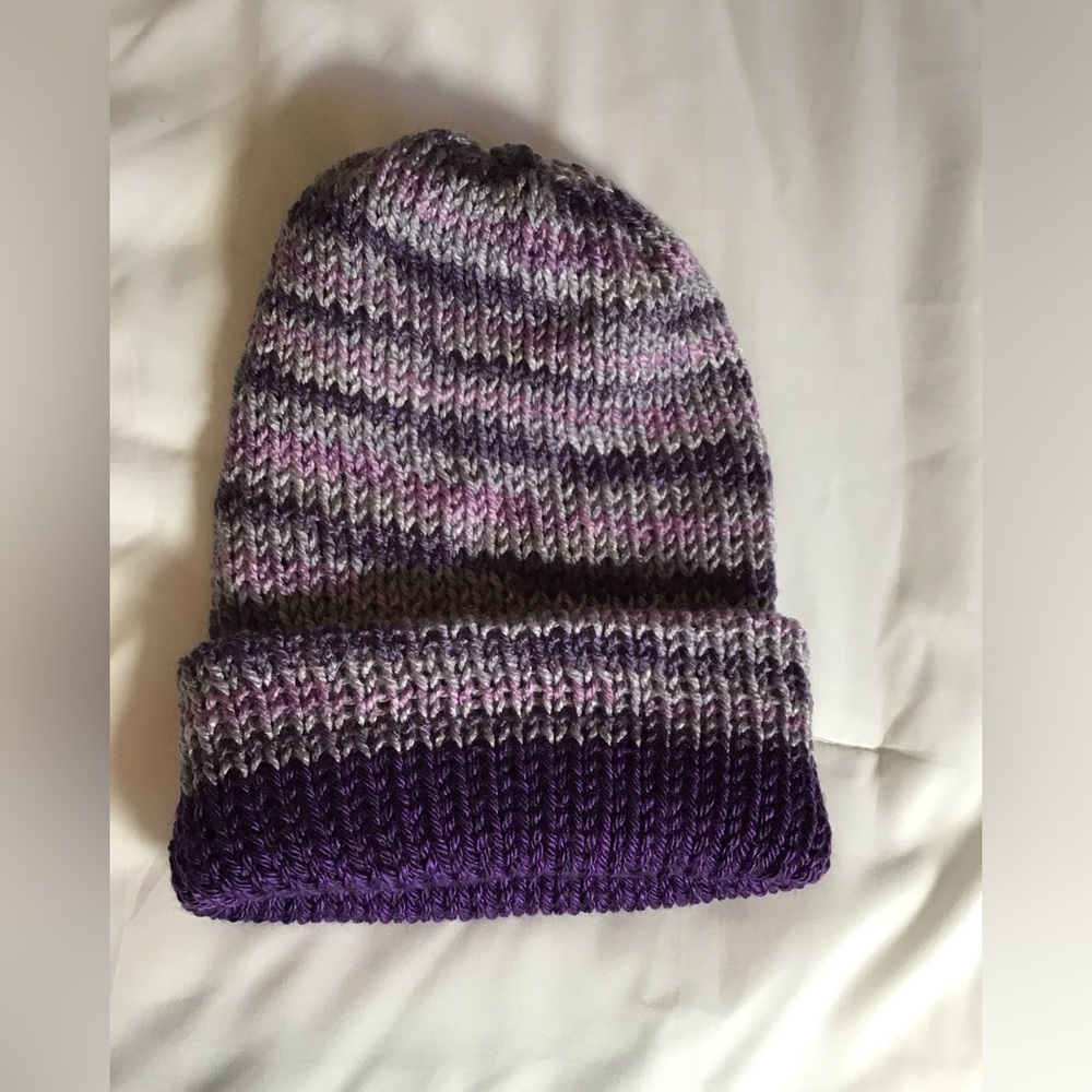 NWT Stylish Multicolor Reversible Knit Unisex Hat